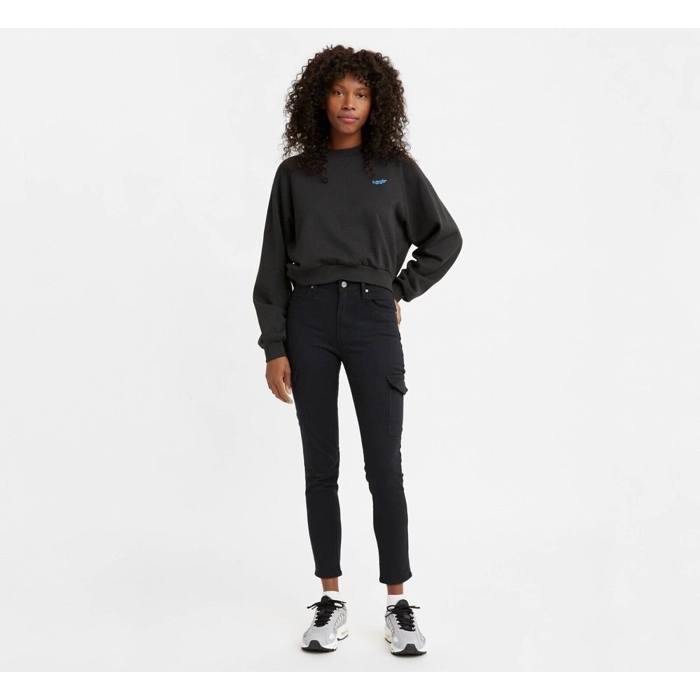 Levi's Cargo Jeans Womens 25‎ Dark Indigo High Rise Utility Gorpcore Streetwear